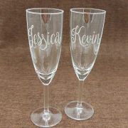 Personalisiertes Sektglas mit Gravur