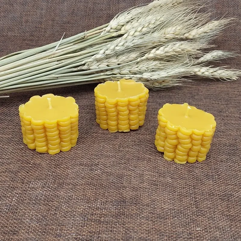 Bienenwachskerze Naturkerze Maiskolben